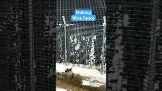 Making a wire fence for winter diorama. #scalemodel #diorama #scalemodeling #dioramaclub