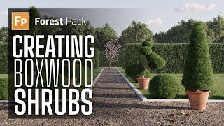 How to create Boxwood shrubs with Forest Pack in 3ds Max