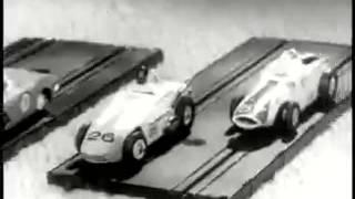 Gilbert Slot Car Racers Commercial 1960 's race cars and tracks