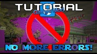 Gmod Tutorial - How to fix Texture errors!