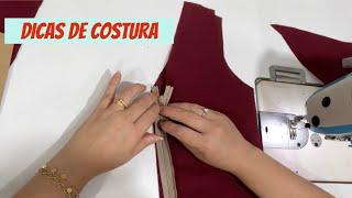 DICAS DE COSTURA, como colocar zíper em decote v e ++ #diy #dicasdecostura #dicas #dicas