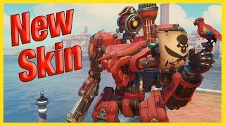 NEW BASTION PIRATE SHIP SKIN IN OVERWATCH! | #shorts