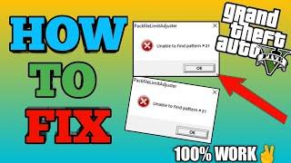 GTA V - UNABLE TO FIND PATTERN #21 | PACKFILE LIMIT ADJUSTER ERROR FIX | HINDI |