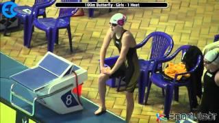 100m Butterfly - Girls - 1 Heat