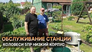 Обслуживание станции Коловеси 5пр низкий корпус