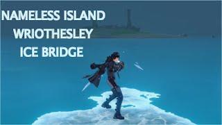 Wriothesley Ice Bridge to Nameless Island