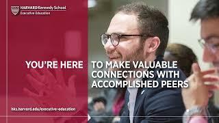 Why Harvard Kennedy School Executive Education?