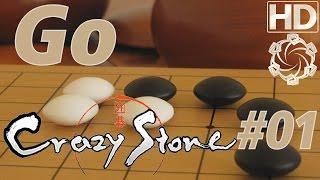 Das Spiel Go - Crazy Stone Deep Learning #01 "Joshu vs 13k KI" german deutsch HD PC