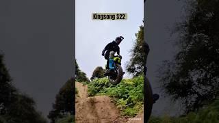 Kingsong S22 the Eagle  flys #euc #kingsongs22 #mtbjumps #sendit #shorts #fyp