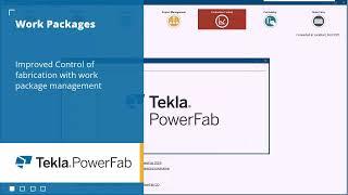 Improved control of production with work package management in Tekla PowerFab 2024i