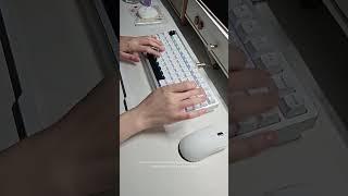 PMO WAVE75 Aluminum Pile Mechanical Keyboard typing sound#keyboard #desksetup #wave75
