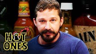 Shia LaBeouf Sheds a Tear While Eating Spicy Wings | Hot Ones