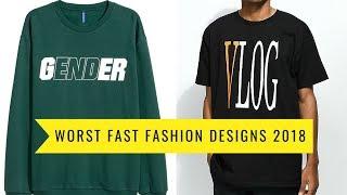 WORST FAST FASHION T-SHIRTS OF 2018!