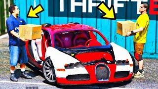 РЕАЛЬНАЯ ЖИЗНЬ В GTA 5 - УКРАЛИ ЗАПЧАСТИ ДЛЯ РАЗБИТОГО BUGATTI VEYRON! ГАРВИН