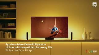 Die Philips Hue Sync TV App - Synchronisiere Deine Lampen mit Deinem Samsung Fernseher