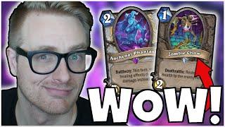 DESTROY ENEMIES with HEALING? Zombie Chow OTK Quest Priest | Scholomance Academy | Wild Hearthstone