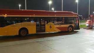 Tow Truck Attempted to tow electric bus due to bike rack destroyed