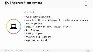 IPv6 Address Management