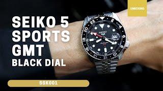 Unboxing Seiko 5 Sports GMT Blue Dial SKX SSK001 SSK001K1