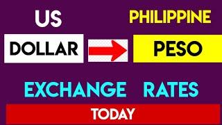 Philippines Currency to US Dollar Rates Today 30 August 2024  