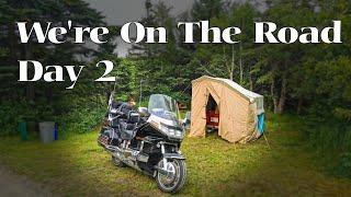 An Old Guy on a 30 yr old Goldwing hauling a 20+ yr old Mini Mate - On The Road – Day 2 - 2024 Ep 21