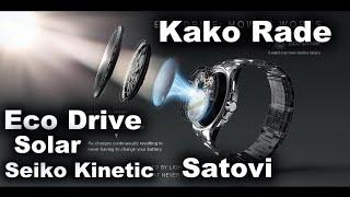 Solarni satovi! Kako rade? Seiko Kinetic vs Solar vs Eco Drive