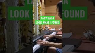 LADY GAGA on piano (Look what I Found from “Star is born”) #piano #cover