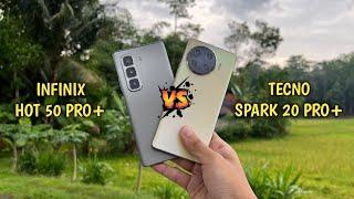 JANGAN SALAH PILIH! Infinix Hot 50 Pro Plus vs Tecno Spark 20 Pro Plus! Mending beli mana?