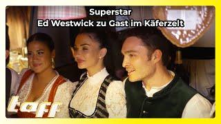 Das Oktoberfest in München - Almauftrieb 2024: Superstar Ed Westwick zu Gast im Käferzelt