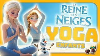 ‍️YOGA REINE DES NEIGES ️Yoga Calme Et Relaxant Pour Les Enfants ️ MOKIIDS