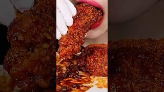 ASMR KFC SPICY FRIED CHICKEN #shorts