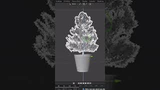 как сделать ЕЛКУ и другие деревья в #blender #3d #новыйгод