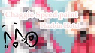 Chaggie speed paint || Charlie x Vaggie || Hazbin Hotel