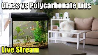 [LIVE]  Glass vs Polycarbonate Aquarium Lids + Fish Q&A and a Giveaway!