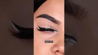 3 Easy Eyeliner looks using white kajal #explore #explorepage #makeup #whitekajal #kajal #eyeliner