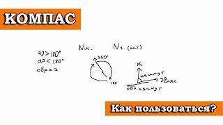 КОМПАС ЗА ТРИ МИНУТЫ. КАК ПОЛЬЗОВАТЬСЯ И ЧТО ТАКОЕ АЗИМУТ?