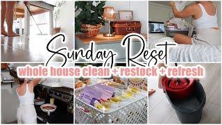 SUNDAY RESET! Extreme All Day Whole House Deep Clean With Me // Sunday Reset Cleaning Motivation