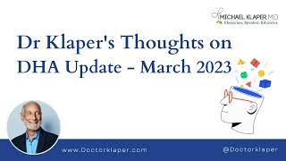 Doctor Klaper, WFPB & Vegan Speaker: Interesting DHA Update March 2023