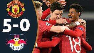 MANCHESTER UNITED 5-0 RB LEIPZIG | All Goals & Extended Highlight 29-10-2020