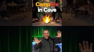 Campfire In Cave? #cavern  #campfire #facereveal