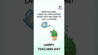 "To a teacher who has always believed in their students: Happy Teachers' Day! #gajuwaka