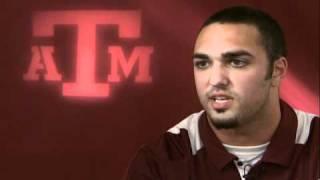 Getting To Know Texas A&M TE Michael Lamothe - KBTX News 3 - Shane McAuliffe