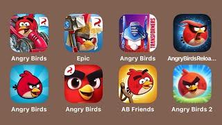 Angry Birds Collection: Angry Birds Go,Angry Birds Epic,Transformers,Reloaded,Red's First Flight