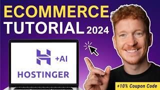 Hostinger eCommerce website Tutorial 2024 - How to create my own Online Store 