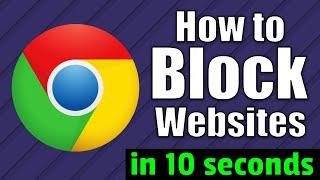 How To Block Websites On Google Chrome (in only 10 seconds)