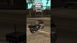 Evolution of Stealing Motorbike Vehicle in GTA #shorts #gta