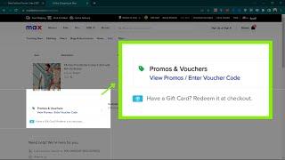 How to use the Max Fashion Promo Code?