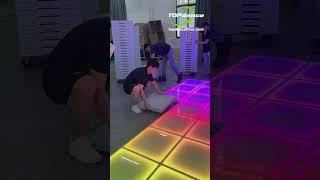 Fast and easy! Get your LED dance floor set up in no time!  #LEDDanceFloor #Shorts #usa