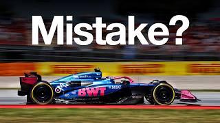 Why Alpine's controversial F1 driver change is failing so far