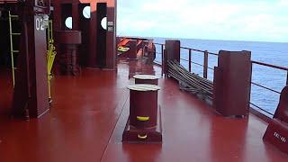 Huge container vessel in Atlantic ocean! Атлантический океан 2010/